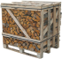 Kiln dried logs crate supplied in bulk