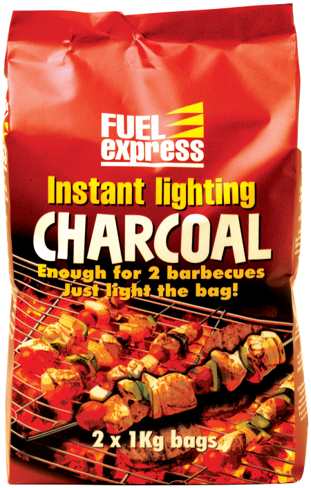 2 x 1kg Instant Light Charcoal